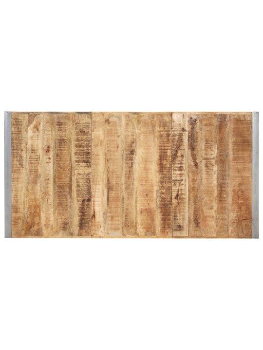 Jídelní stůl 200 x 100 x 75 cm masivní hrubé mangovníkové dřevo