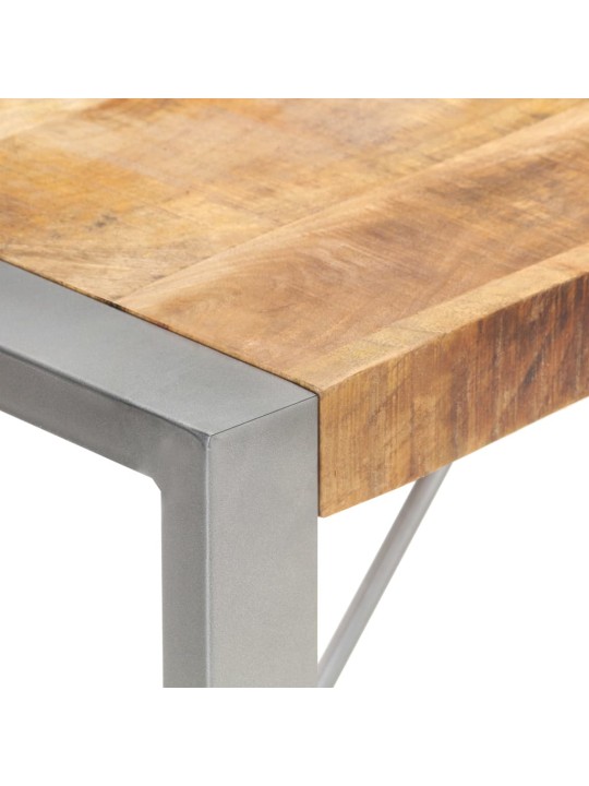 Jídelní stůl 200 x 100 x 75 cm masivní hrubé mangovníkové dřevo