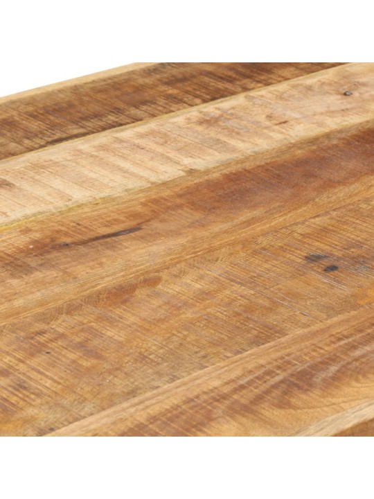 Jídelní stůl 200 x 100 x 75 cm masivní hrubé mangovníkové dřevo