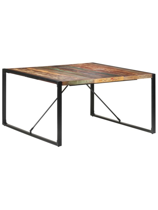 Jídelní stůl 140 x 140 x 75 cm masivní recyklované dřevo