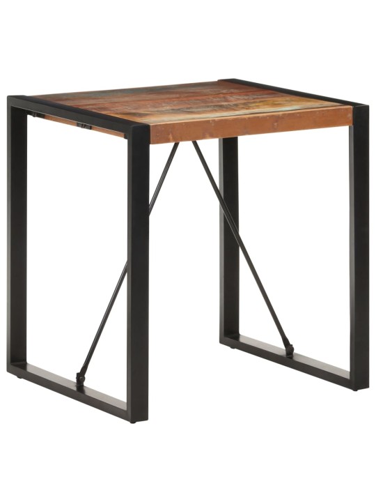 Jídelní stůl 70 x 70 x 75 cm masivní recyklované dřevo