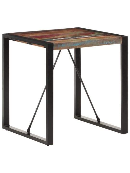 Jídelní stůl 70 x 70 x 75 cm masivní recyklované dřevo