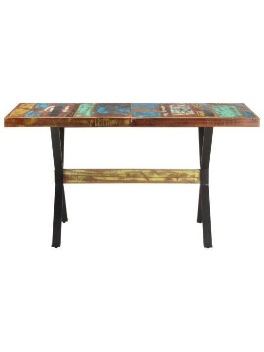 Jídelní stůl 140 x 70 x 76 cm masivní recyklované dřevo