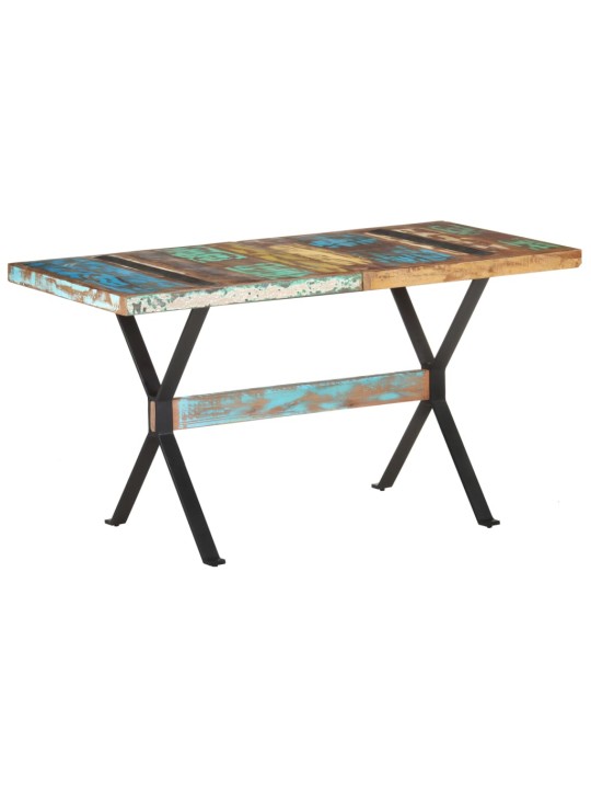 Jídelní stůl 140 x 70 x 76 cm masivní recyklované dřevo