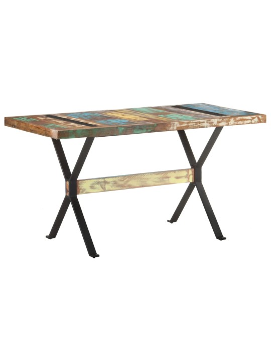 Jídelní stůl 140 x 70 x 76 cm masivní recyklované dřevo