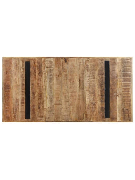 Jídelní stůl 160 x 80 x 76 cm hrubé mangovníkové dřevo