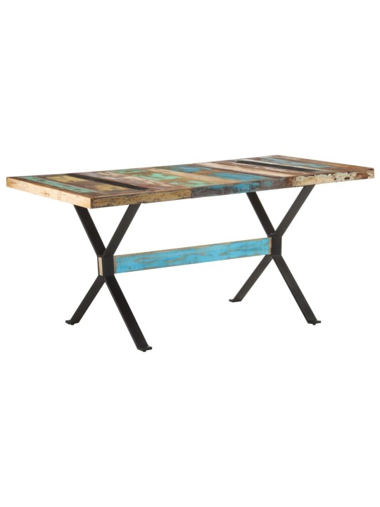 Jídelní stůl 160 x 80 x 76 cm masivní recyklované dřevo