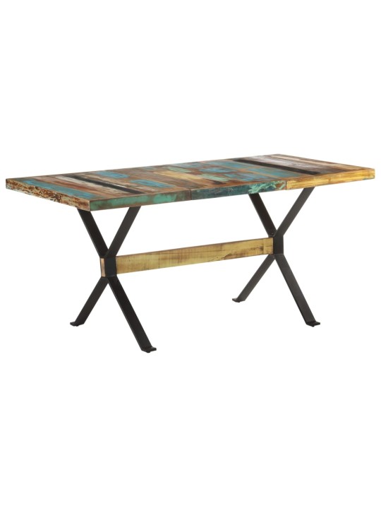 Jídelní stůl 160 x 80 x 76 cm masivní recyklované dřevo