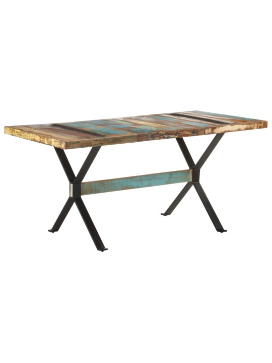 Jídelní stůl 160 x 80 x 76 cm masivní recyklované dřevo
