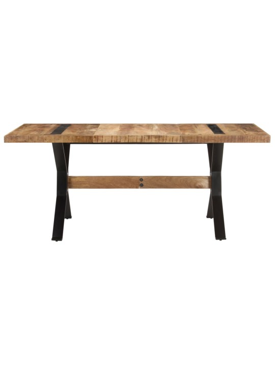 Jídelní stůl 180 x 90 x 76 cm hrubé mangovníkové dřevo