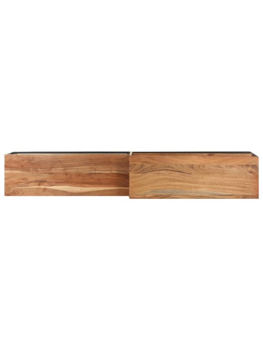 TV skříňka 180 x 30 x 50 cm masivní akáciové dřevo