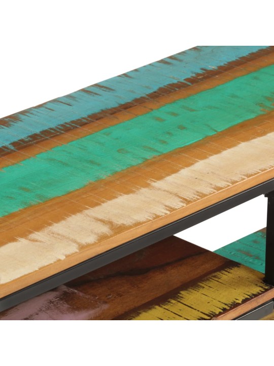 TV stolek 130 x 30 x 45 cm masivní recyklované dřevo