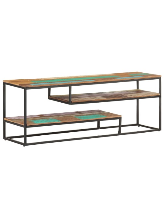 TV stolek 130 x 30 x 45 cm masivní recyklované dřevo