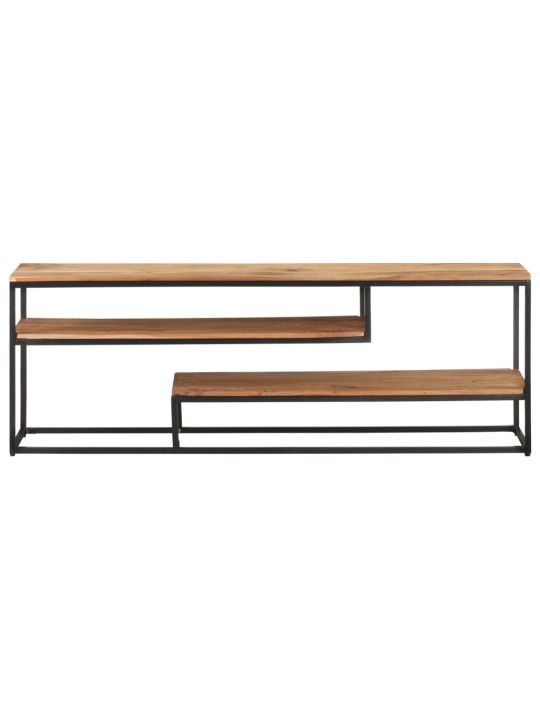 TV stolek 130 x 30 x 45 cm masivní akáciové dřevo