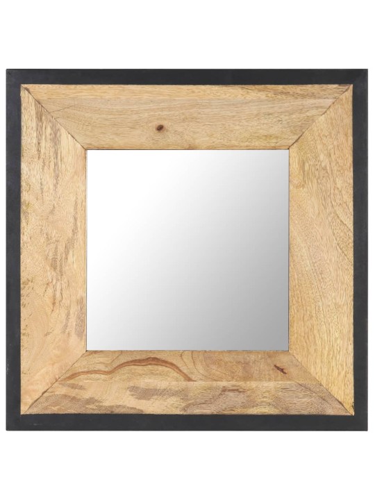 Zrcadlo 50 x 50 cm masivní mangovníkové dřevo