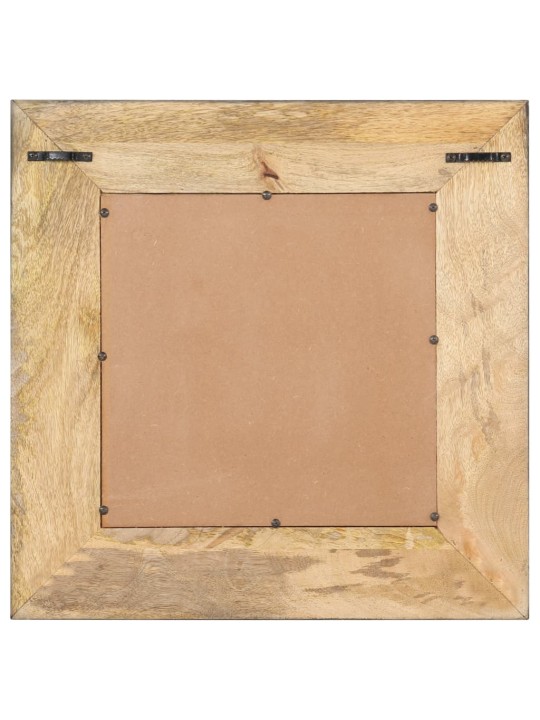 Zrcadlo 50 x 50 cm masivní mangovníkové dřevo