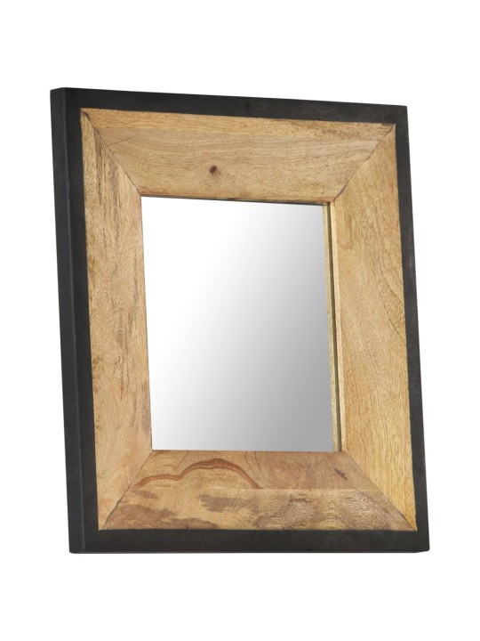 Zrcadlo 50 x 50 cm masivní mangovníkové dřevo