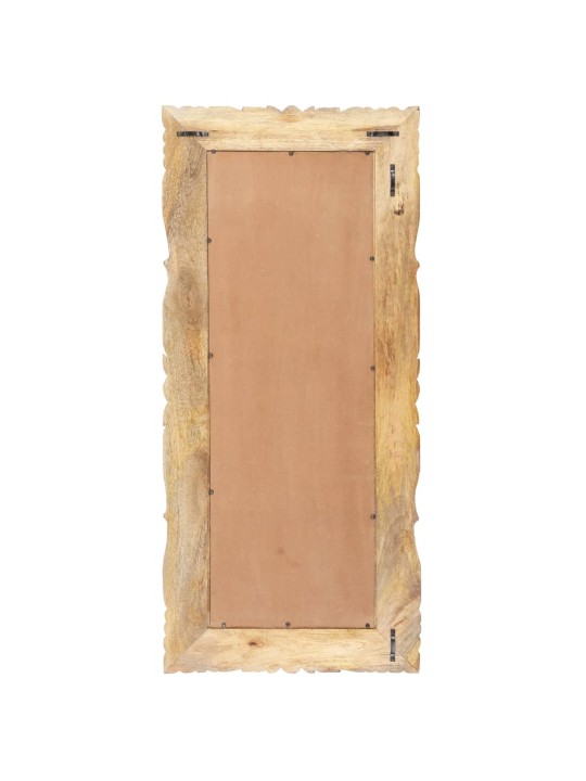 Zrcadlo 110 x 50 cm masivní mangovníkové dřevo