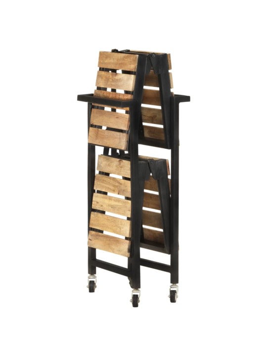 Kuchyňský vozík 87 x 36 x 81 cm masivní mangovník