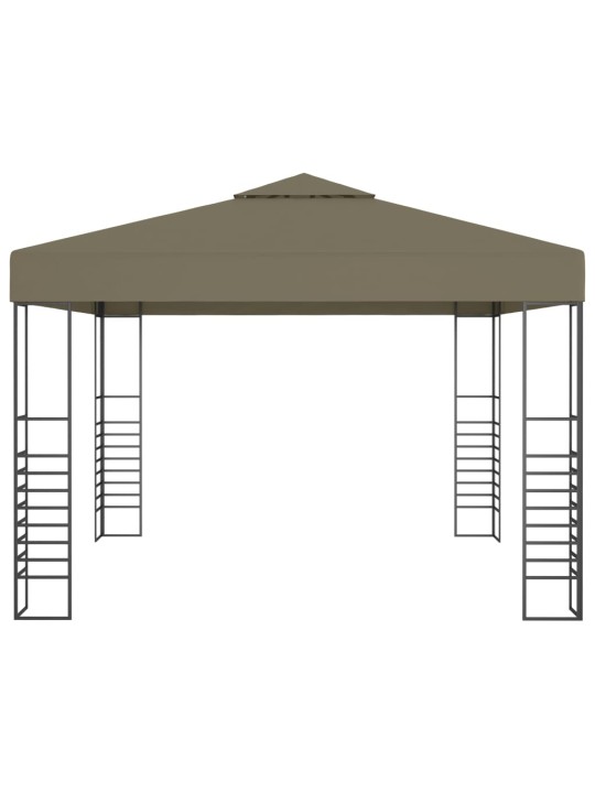 Zahradní altán 3 x 3 m taupe 180 g/m²