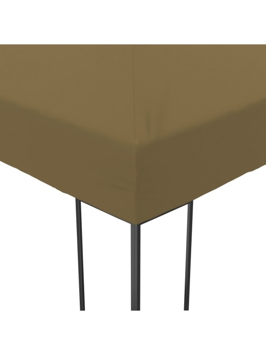 Zahradní altán 6 x 3 x 2,7 m taupe 180 g/m²