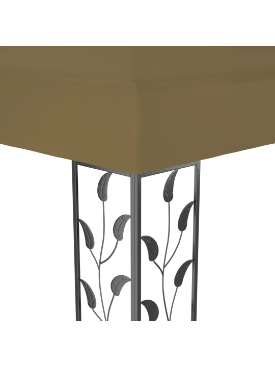 Altán 6 x 3 m taupe 180 g/m²