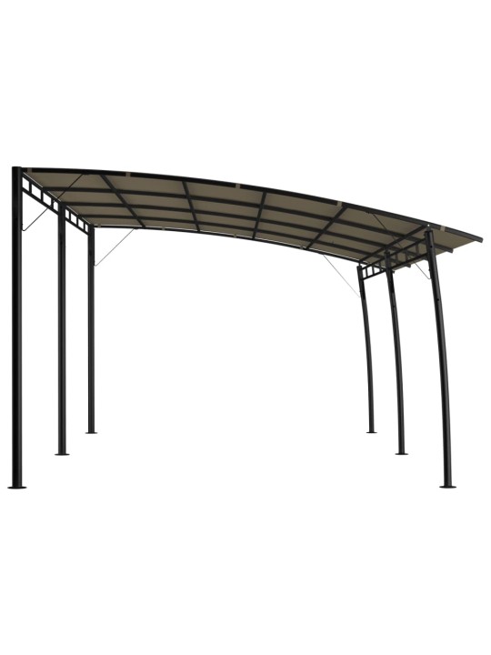 Zahradní markýza proti slunci 6 x 3 x 2,55 m taupe