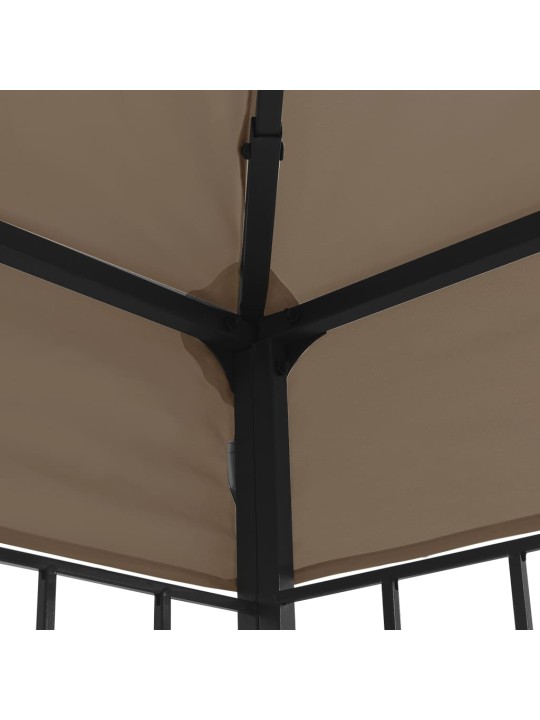 Altán 6 x 3 m taupe