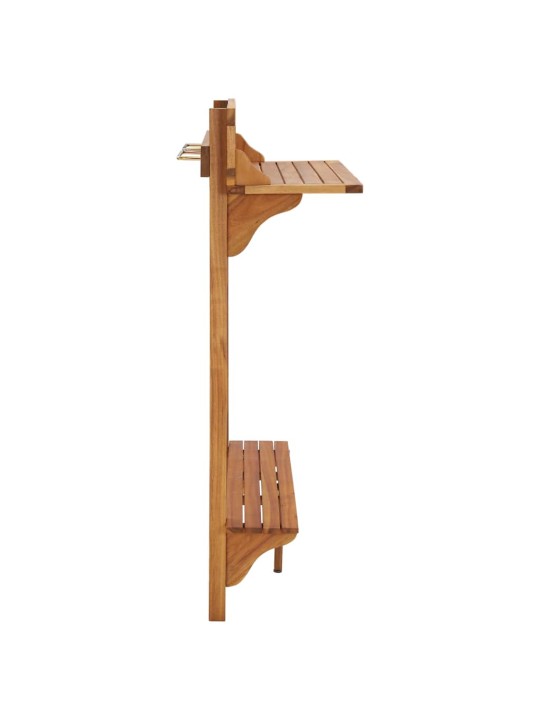 Barový stolek na balkon 90 x 37 x 122,5 cm masivní akácie