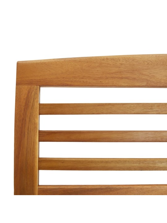 Zahradní lavice 119 cm masivní akáciové dřevo