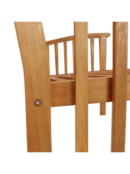 Zahradní lavice 119 cm masivní akáciové dřevo