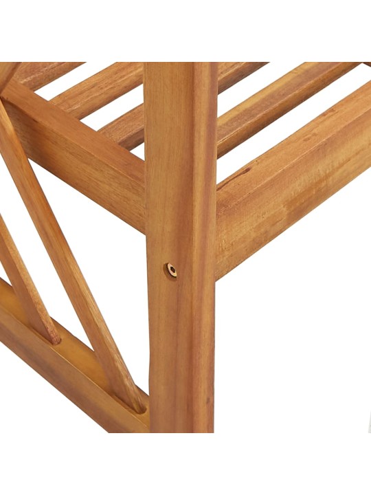 Zahradní lavice 119 cm masivní akáciové dřevo
