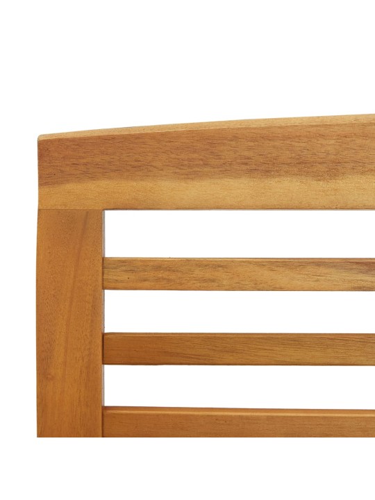 Zahradní lavice 119 cm masivní akáciové dřevo