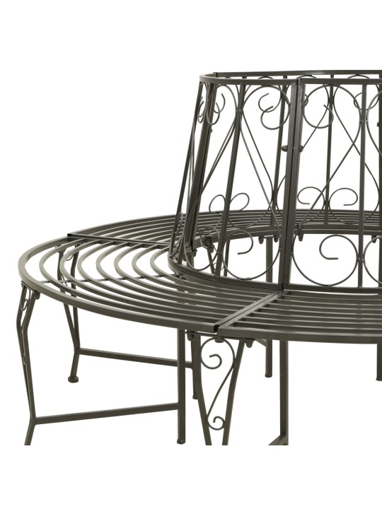 Zahradní lavice kolem stromu 160 cm ocel