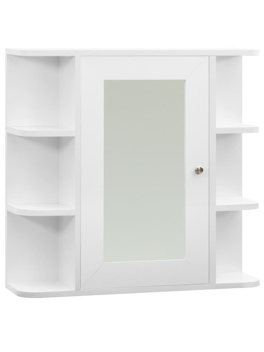 Koupelnová zrcadlová skříňka bílá 66 x 17 x 63 cm MDF