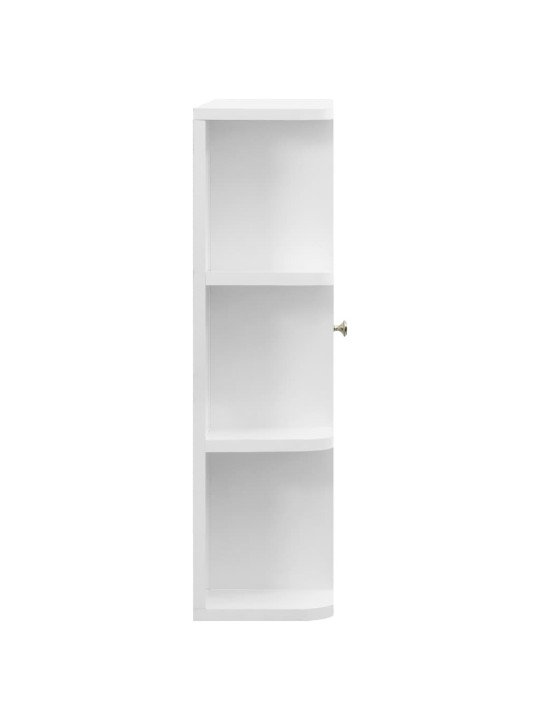 Koupelnová zrcadlová skříňka bílá 66 x 17 x 63 cm MDF