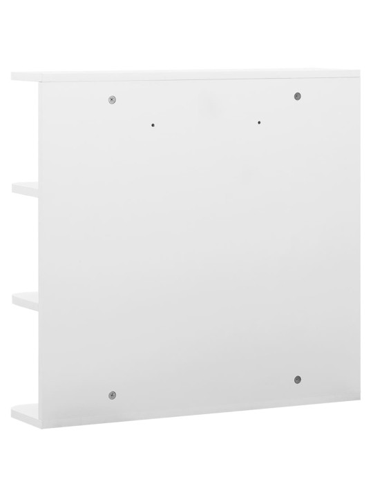 Koupelnová zrcadlová skříňka bílá 66 x 17 x 63 cm MDF