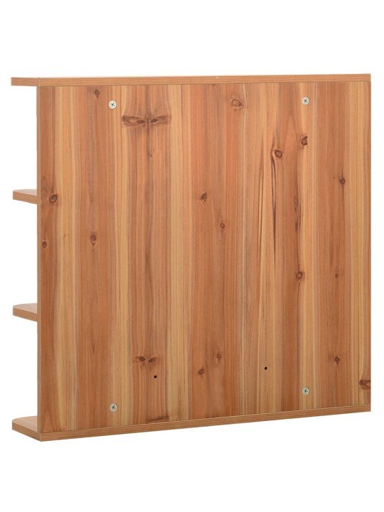 Koupelnová zrcadlová skříňka dub 66 x 17 x 63 cm MDF