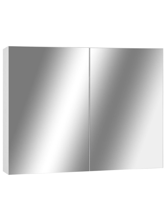 Koupelnová zrcadlová skříňka bílá 80 x 15 x 60 cm MDF