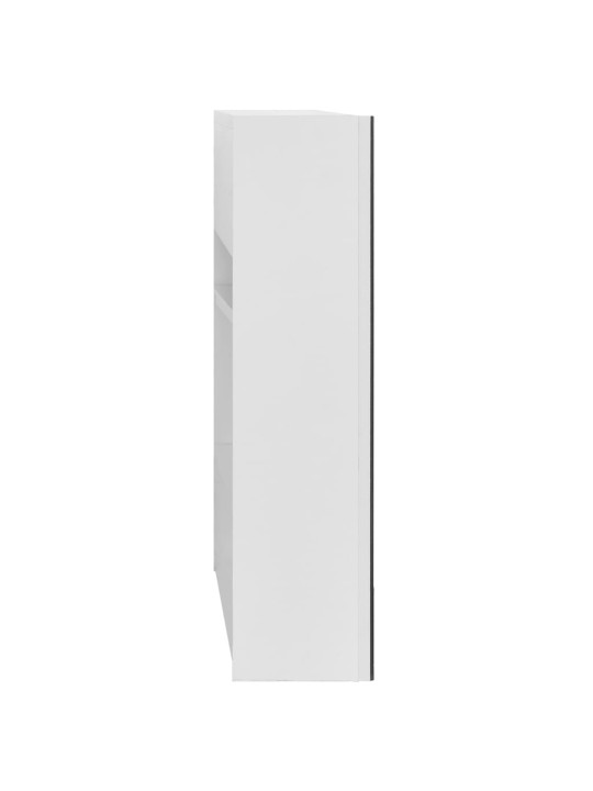 Koupelnová zrcadlová skříňka bílá 80 x 15 x 60 cm MDF