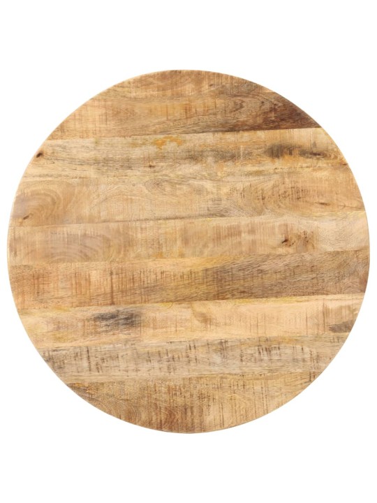 Bistro stůl kulatý Ø 70 x 75 cm hrubé mangovníkové dřevo
