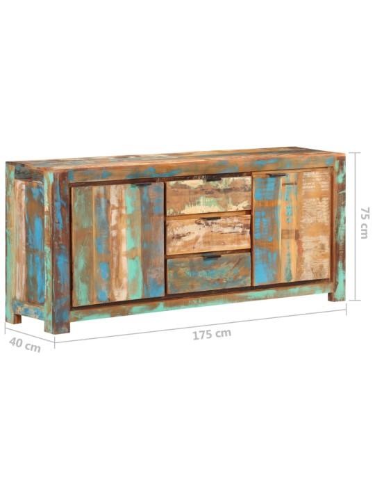 Příborník 175 x 40 x 75 cm masivní recyklované dřevo
