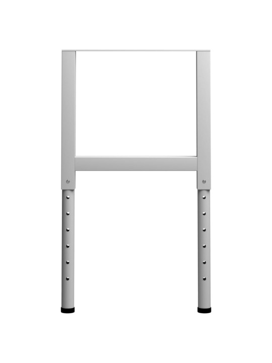 Nastavitelné rámy pracovního stolu 2 ks kov 55 x (69–95,5) cm
