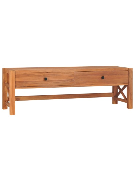TV stolek 140 x 40 x 45 cm teakové dřevo