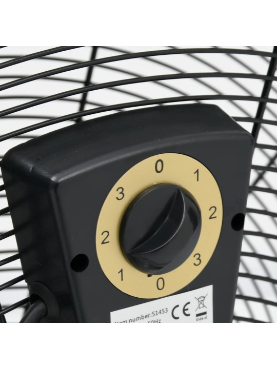 průmyslový bubnový ventilátor 60 cm 172,5 w černý