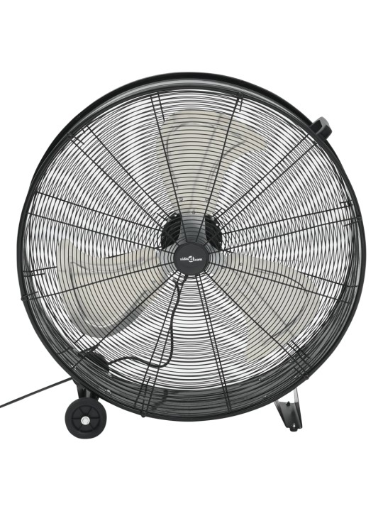 Průmyslový bubnový ventilátor 77 cm 187,7 w černý