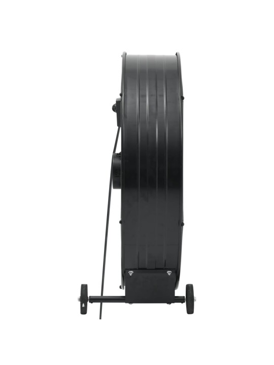 Průmyslový bubnový ventilátor 77 cm 187,7 w černý