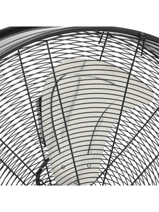 Průmyslový bubnový ventilátor 77 cm 187,7 w černý