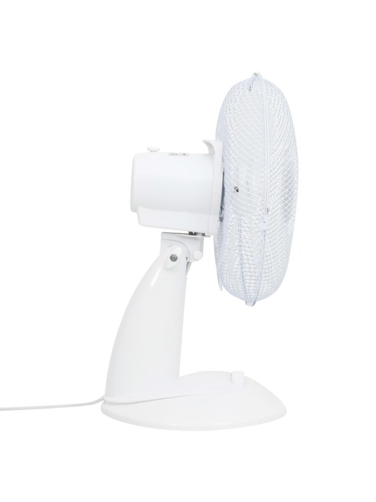 Stolní ventilátor 3 rychlosti 30 cm 40 W bílý