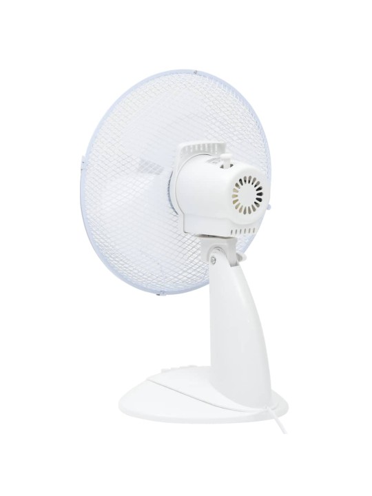 Stolní ventilátor 3 rychlosti 30 cm 40 W bílý